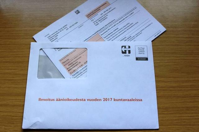 Értesítés a szavazásról (Kép: www.lapinkansa.fi)