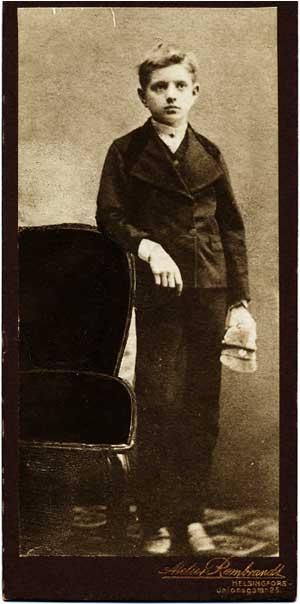 A 11 éves Johan Julius Christian Sibelius 1876-ban