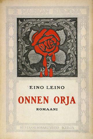 Onnen orja című regényének a borítója, a négy részes regénysorozat utolsó darabja (1913)