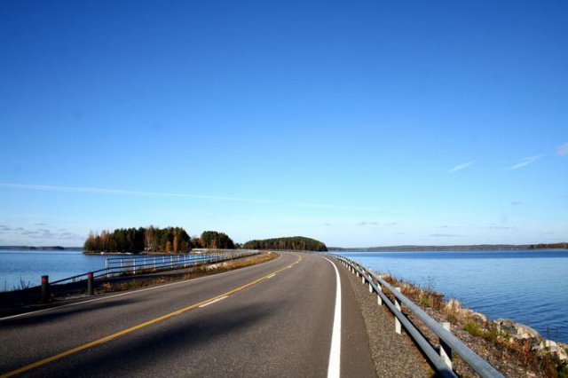 Út a Päijänne tó közepén